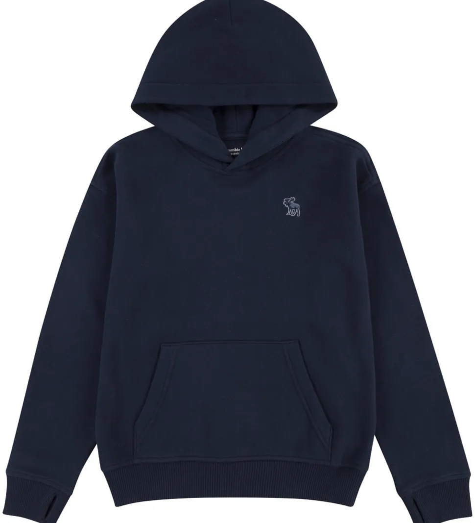 Abercrombie & Fitch Hættetrøje - Navy Blazer