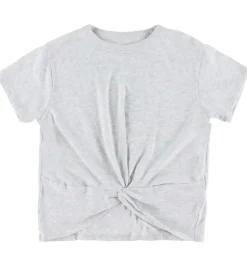 Abercrombie & Fitch T-shirt - 3-pak - Hviv/Sort/Gråmeleret m. Kn