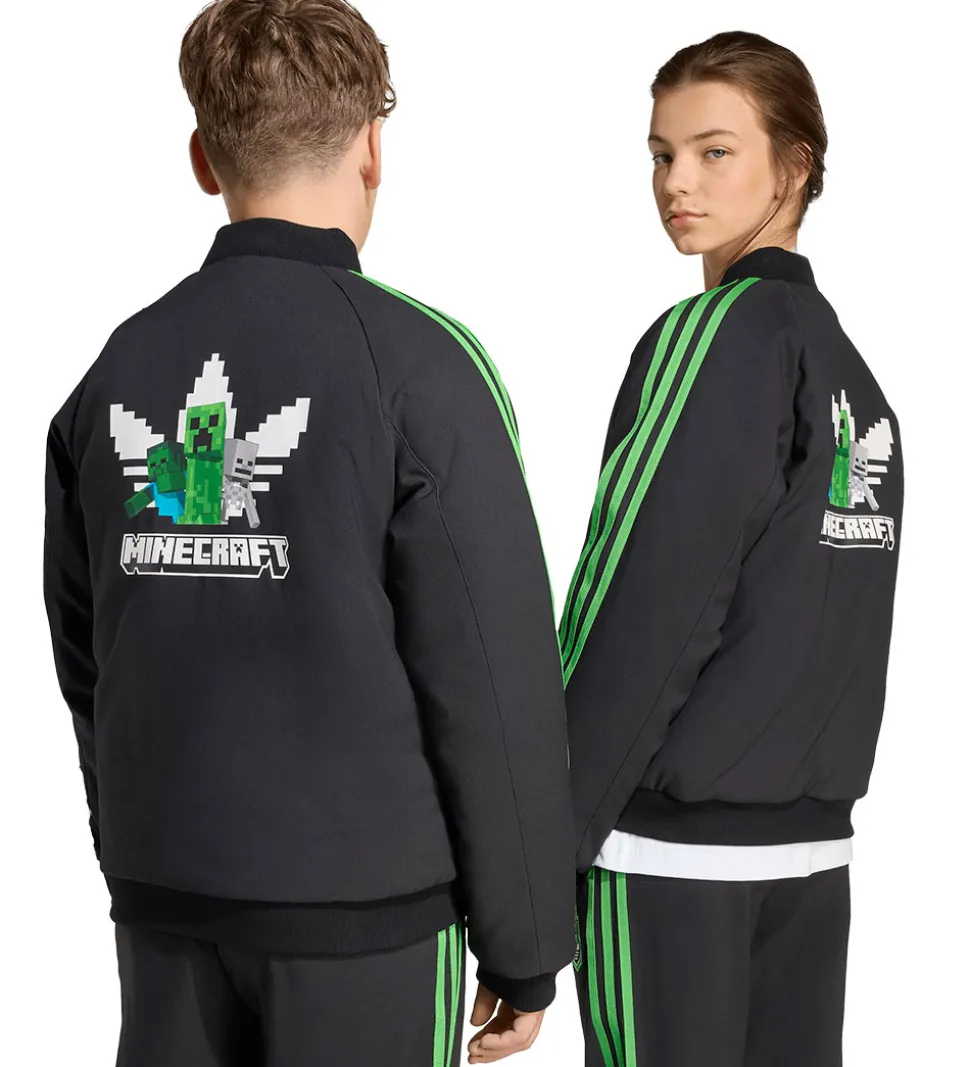 adidas Originals Bomberjakke - Minecraft - Sort