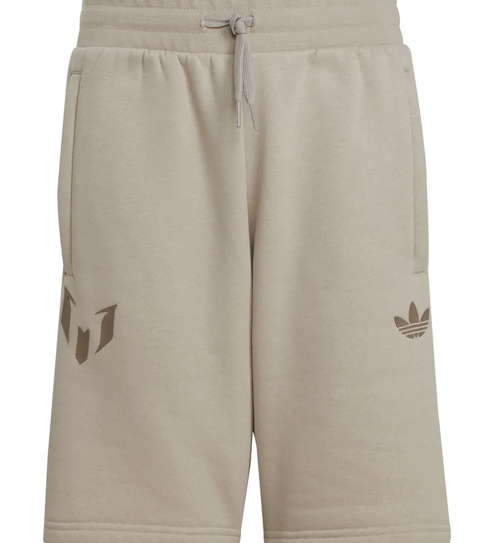 adidas Originals Sweatshorts - Messi - Lysebrun