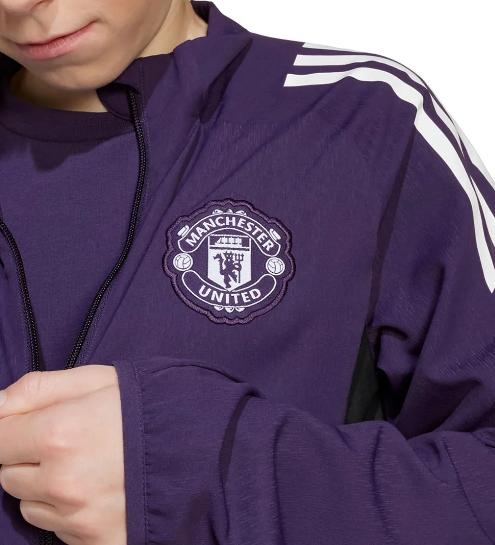 adidas Performance Cardigan - Manchester United - Aurora Plum/Hv