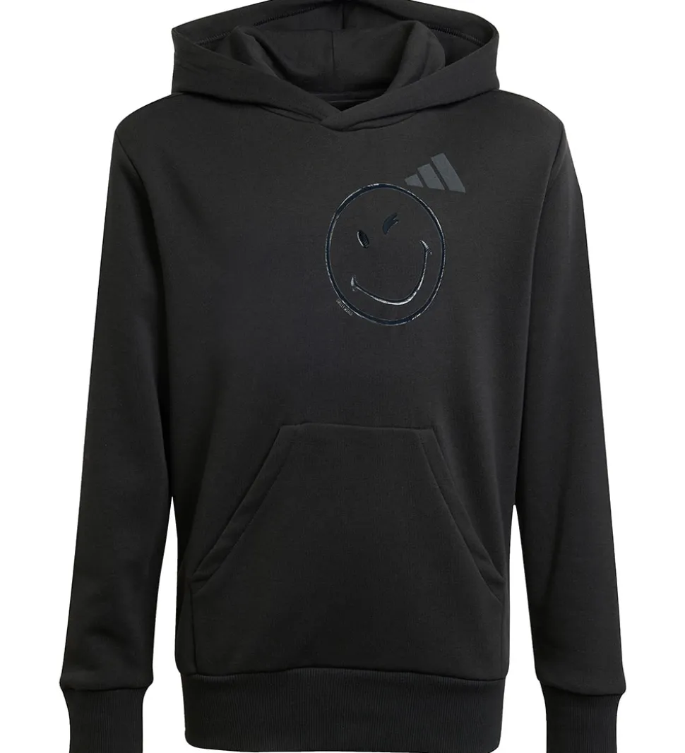 adidas Performance Hættetrøje - J SMI - Sort/Hvid