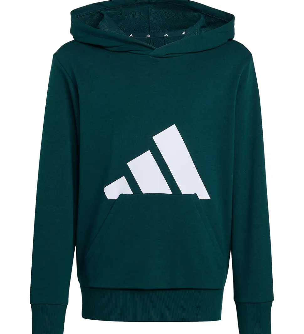 adidas Performance Hættetrøje - J BL FT HD - Aurivy/Hvid