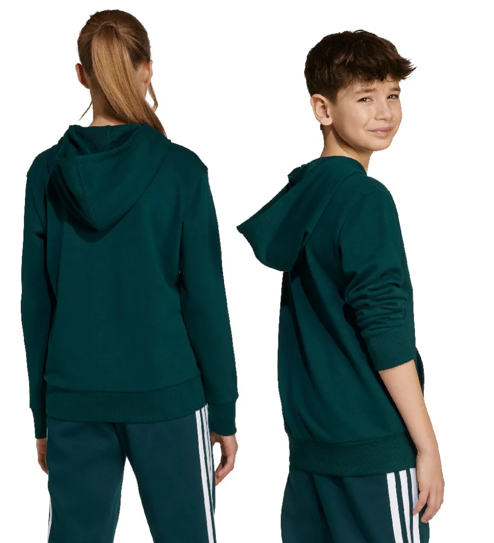 adidas Performance Hættetrøje - J BL FT HD - Aurivy/Hvid