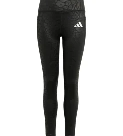 adidas Performance Leggings - JG Opt - Sort/Hvid