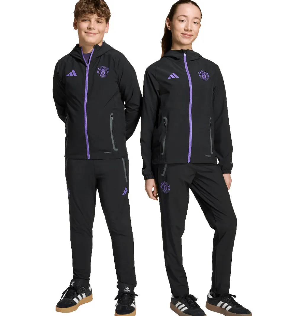 adidas Performance Træningsbukser - MUFC C VT P Y - Sort/Purrus