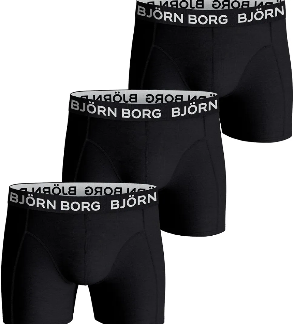 Björn Borg Boxershorts - 3-pak - Sort