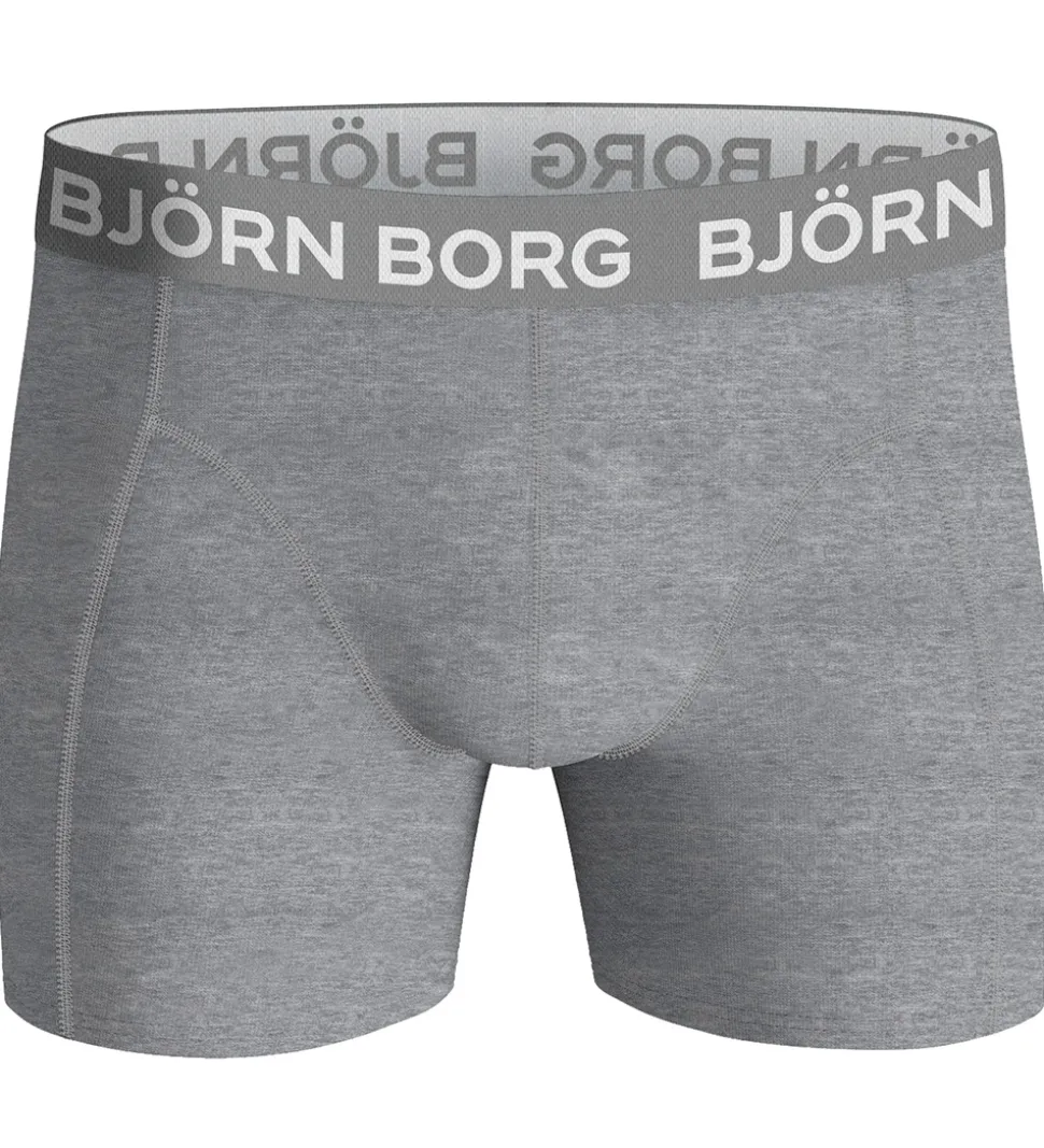 Björn Borg Boxershorts - 5-pak - Blå/Sort/Grå