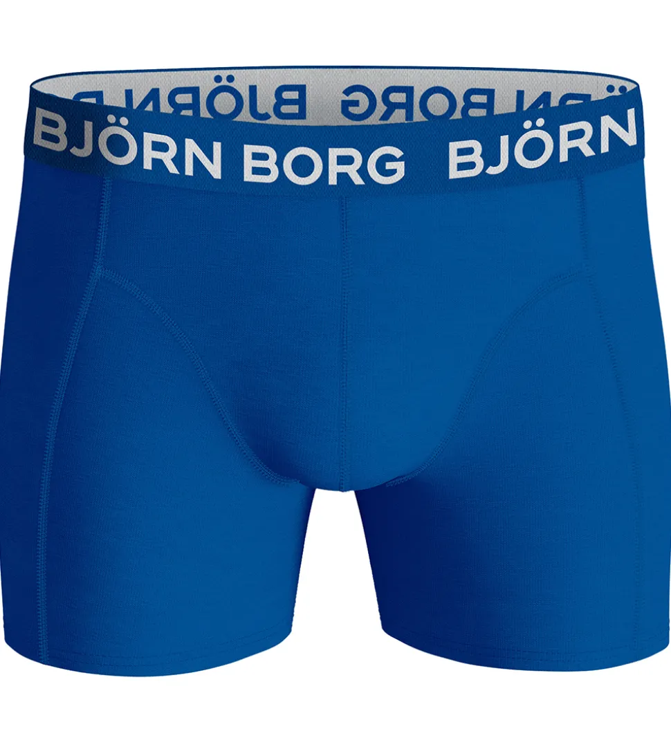 Björn Borg Boxershorts - 5-pak - Blå/Sort/Grå