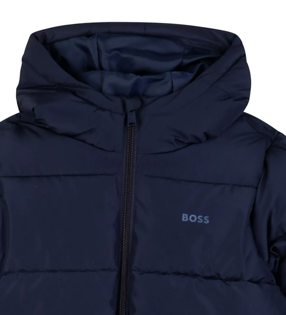 BOSS Dynejakke - Navy