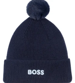 BOSS Hue - Strik - Navy m. Kvast