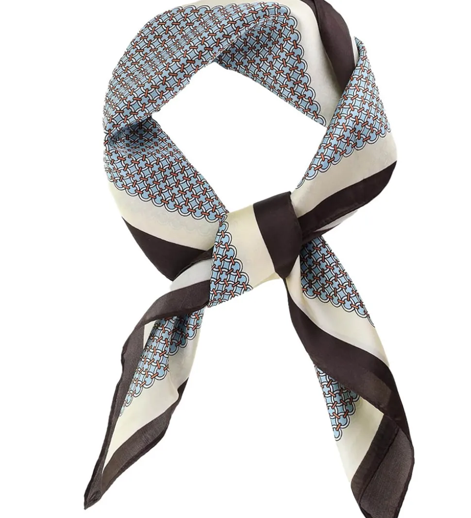 By Stær Tørklæde - Callie - Blå/Sort