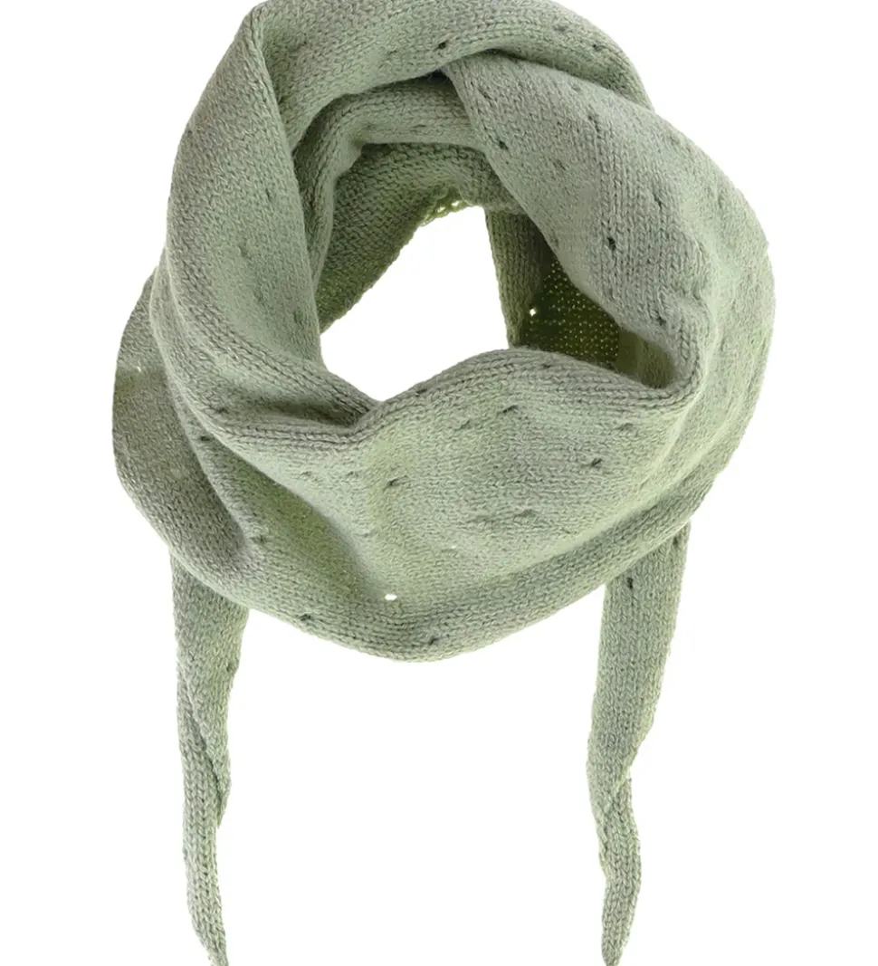 By Stær Tørklæde - Strik - Marina - 110x32 cm - Støvet Grøn