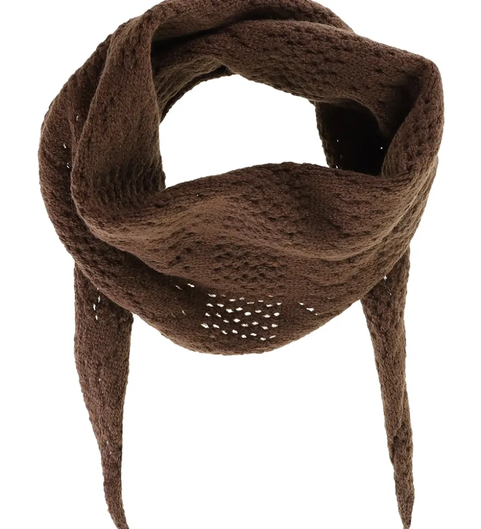 By Stær Tørklæde - Strik - Tonje - 110x28 cm - Brun