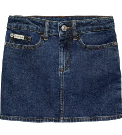 Calvin Klein Nederdel - Denim Mini - Authentic Rinse
