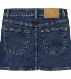 Calvin Klein Nederdel - Denim Mini - Authentic Rinse
