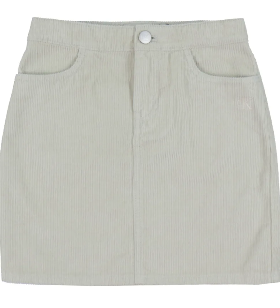 Calvin Klein Nederdel - Fløjl - Corduroy - Pelican