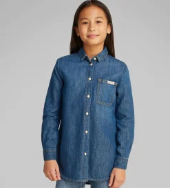 Calvin Klein Skjorte - Denim - Mid Serenity Blue