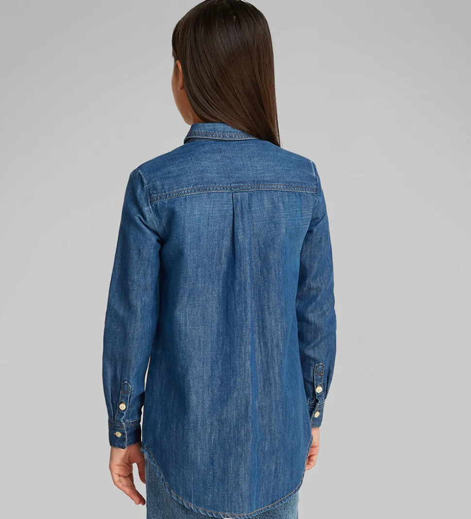 Calvin Klein Skjorte - Denim - Mid Serenity Blue