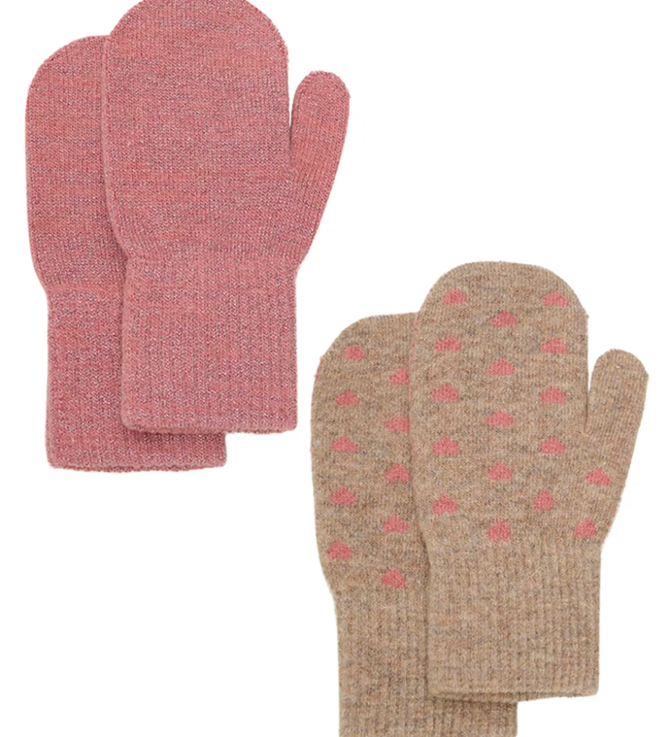 CeLaVi Luffer - Uld/Nylon - 2-pak - Brick Dust