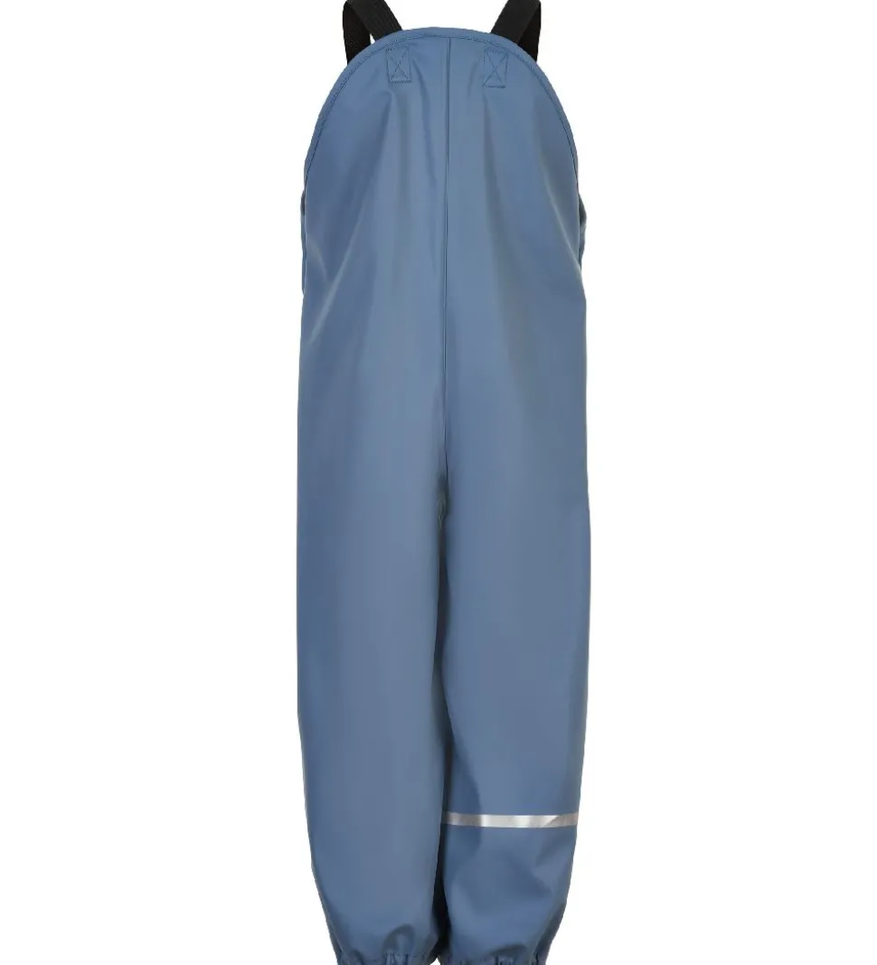 CeLaVi Regnbukser m. Seler - Recycled PU - China Blue