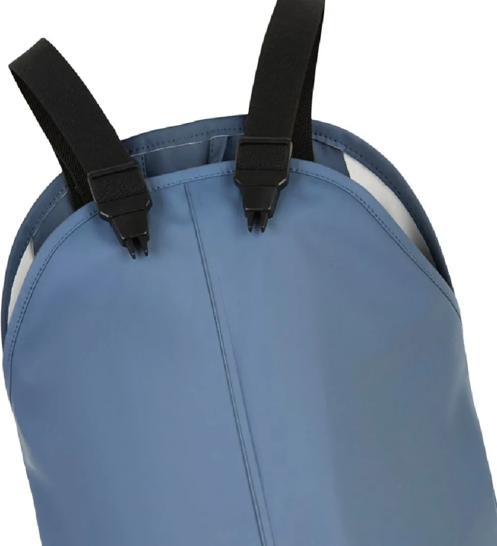 CeLaVi Regnbukser m. Seler - Recycled PU - China Blue