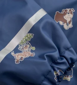 CeLaVi Regndragt m. Fleece - PU - Oceania m. Print