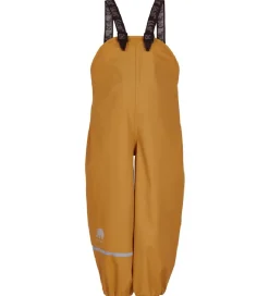 CeLaVi Regntøj m. Seler - PU - Mineral Yellow m. Elefanter