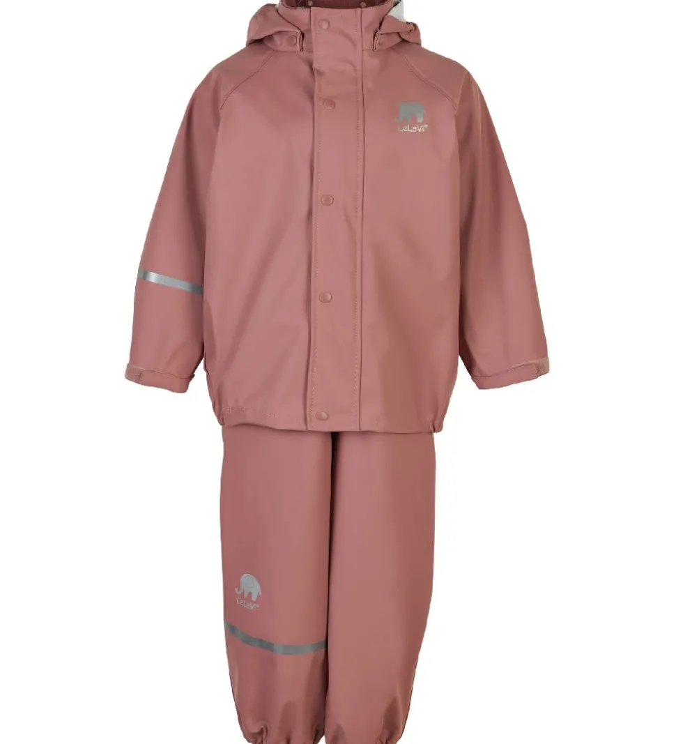 CeLaVi Regntøj m. Seler - PU - Burlwood