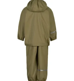 CeLaVi Regntøj m. Seler - PU - Khaki