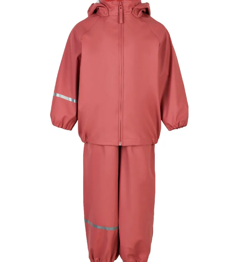 CeLaVi Regntøj m. Seler - Recycled PU - Dusty Ceder