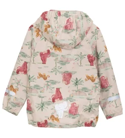 CeLaVi Softshelljakke - Brandied Apricot/Rosa m. Elefanter