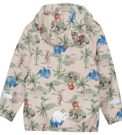 CeLaVi Softshelljakke - Dress Blues/Creme m. Elefanter