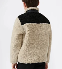 Champion Fleecejakke - Neutral Chino Beige m. Sort