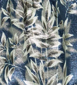 Christina Rohde Nederdel - Blå m. Sølv Blade