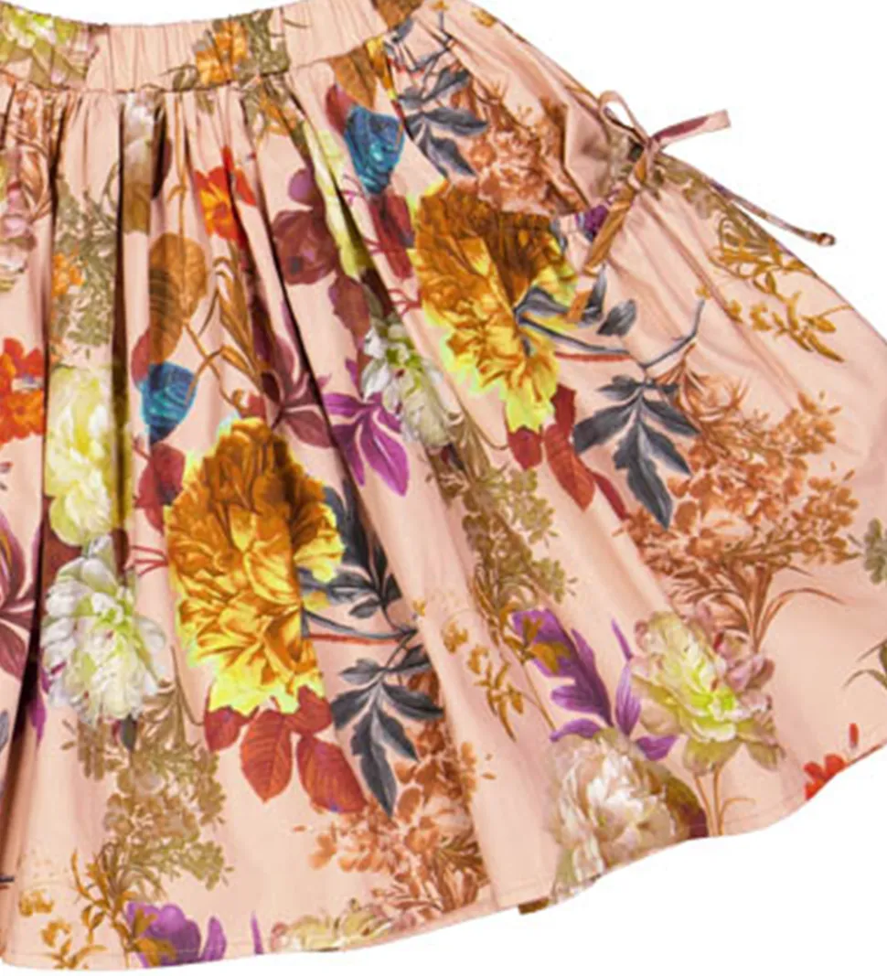 Christina Rohde Nederdel - Dusty Rose m. Blomster