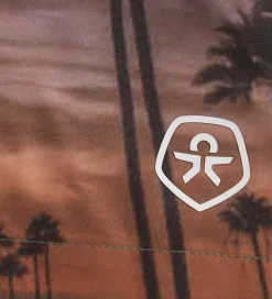 Color Kids Badeshorts - AOP - Orange Pop