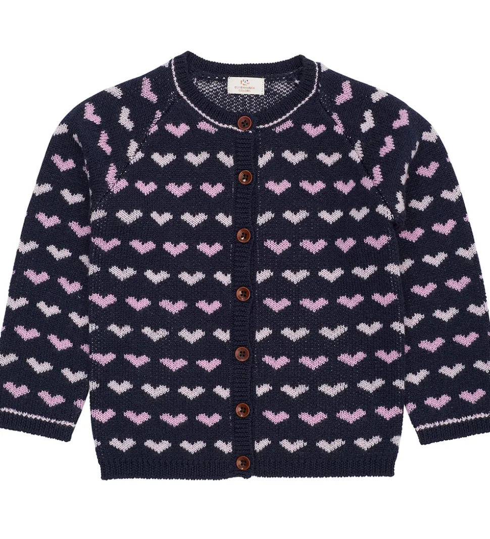 Copenhagen Colors Cardigan - Uld - Strik - Merino Heats - Navy