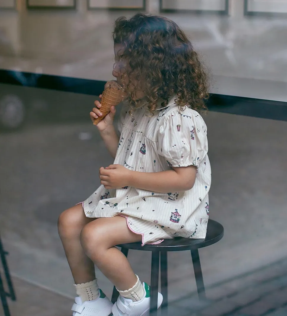 Copenhagen Colors Top - Cream Tivoli Print