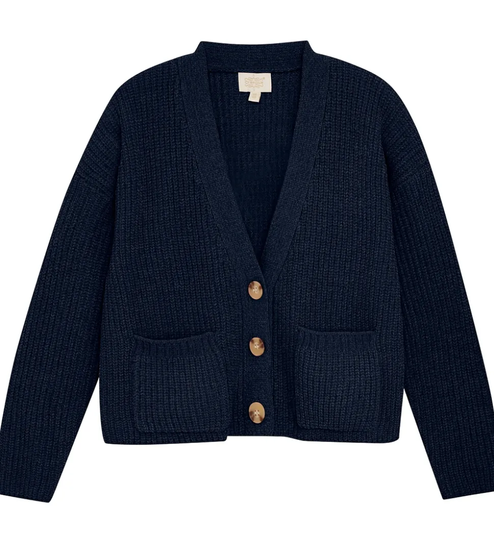 Creamie Cardigan - Strik - Black Iris
