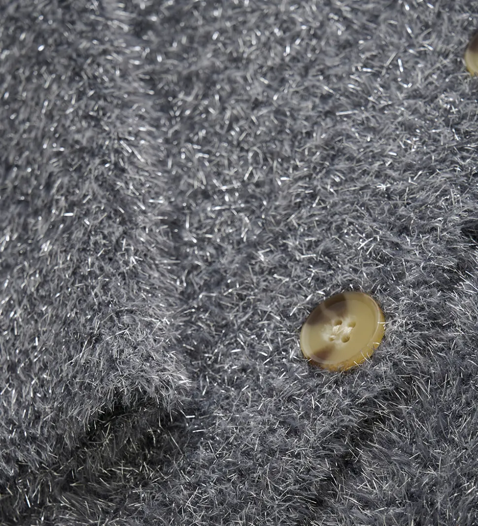 Creamie Cardigan - Strik - Glitter - Iron Gate