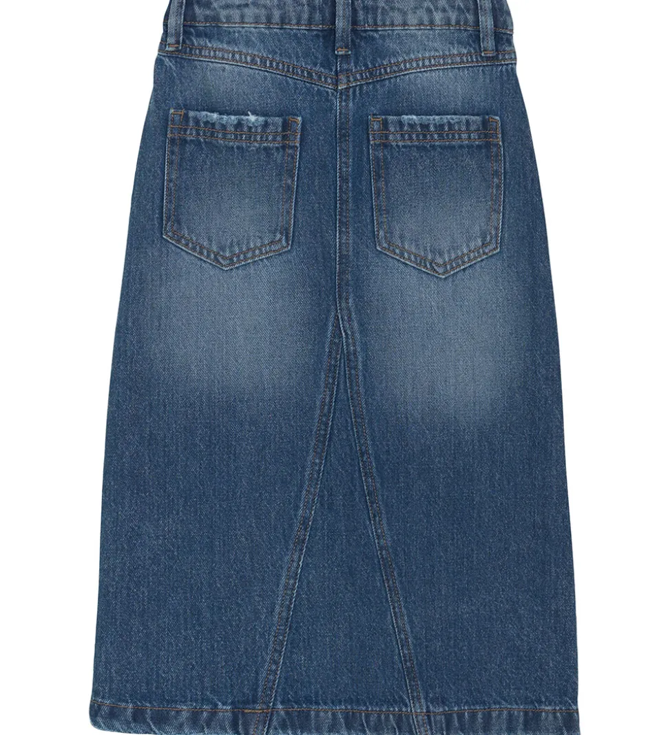 Creamie Nederdel - Denim - Blå