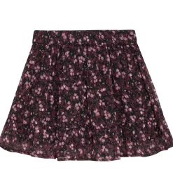 Creamie Nederdel - Flower Dobby - Sort