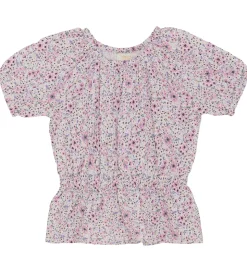 Creamie Top - Buttercream m. Blomster