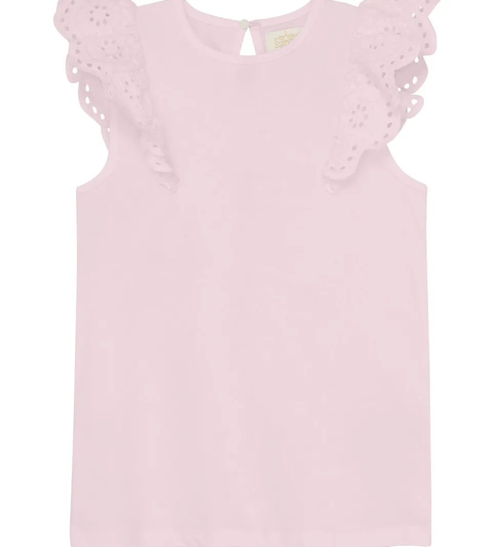 Creamie Top - Lace - Ballerina m. Hulmønster