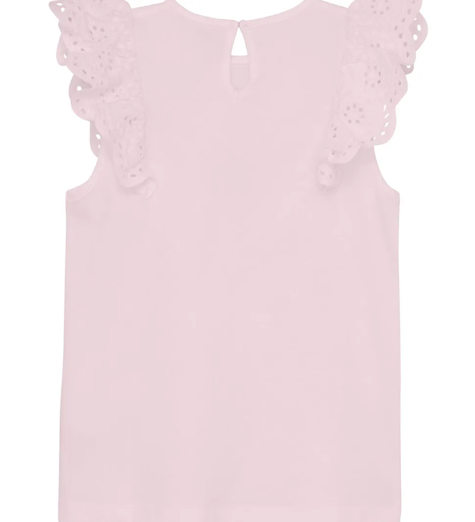 Creamie Top - Lace - Ballerina m. Hulmønster