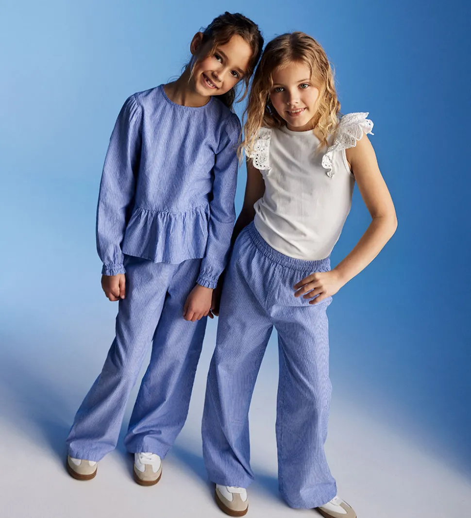 Creamie Top - Lace - Cloud m. Hulmønster