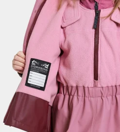 Didrikson Regntøj m. Fleece - Boardman - PU - Heather Pink