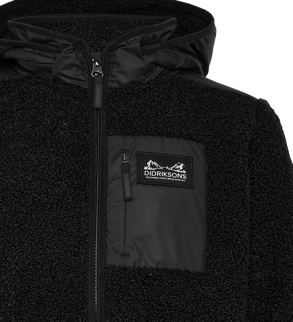 Didriksons Fleecejakke - Exa - Sort