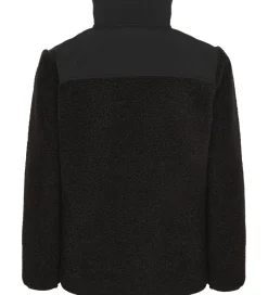 Didriksons Fleecejakke - Teddy - Exa Half Zip - Sort